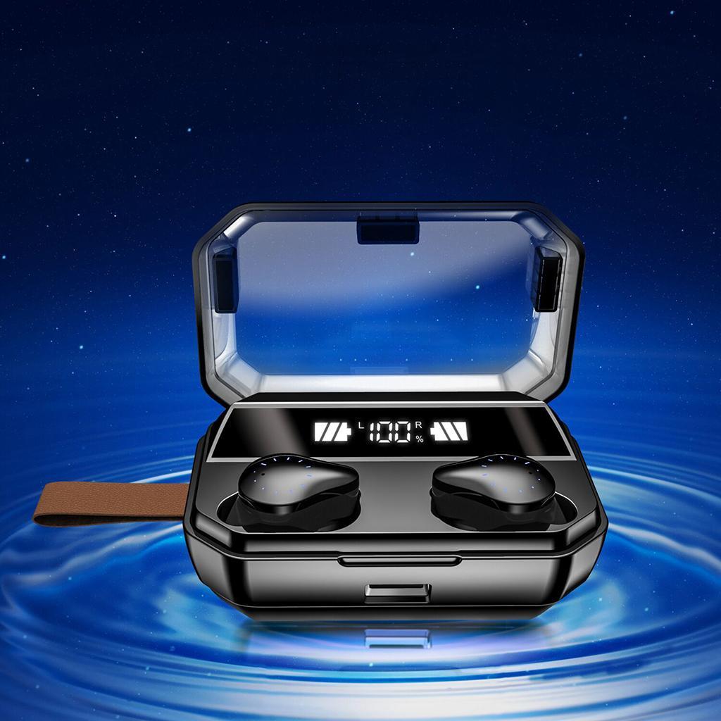 Wireless Bluetooth5.0 Earphone Sports Stereo Earbud W/ Charger Case
