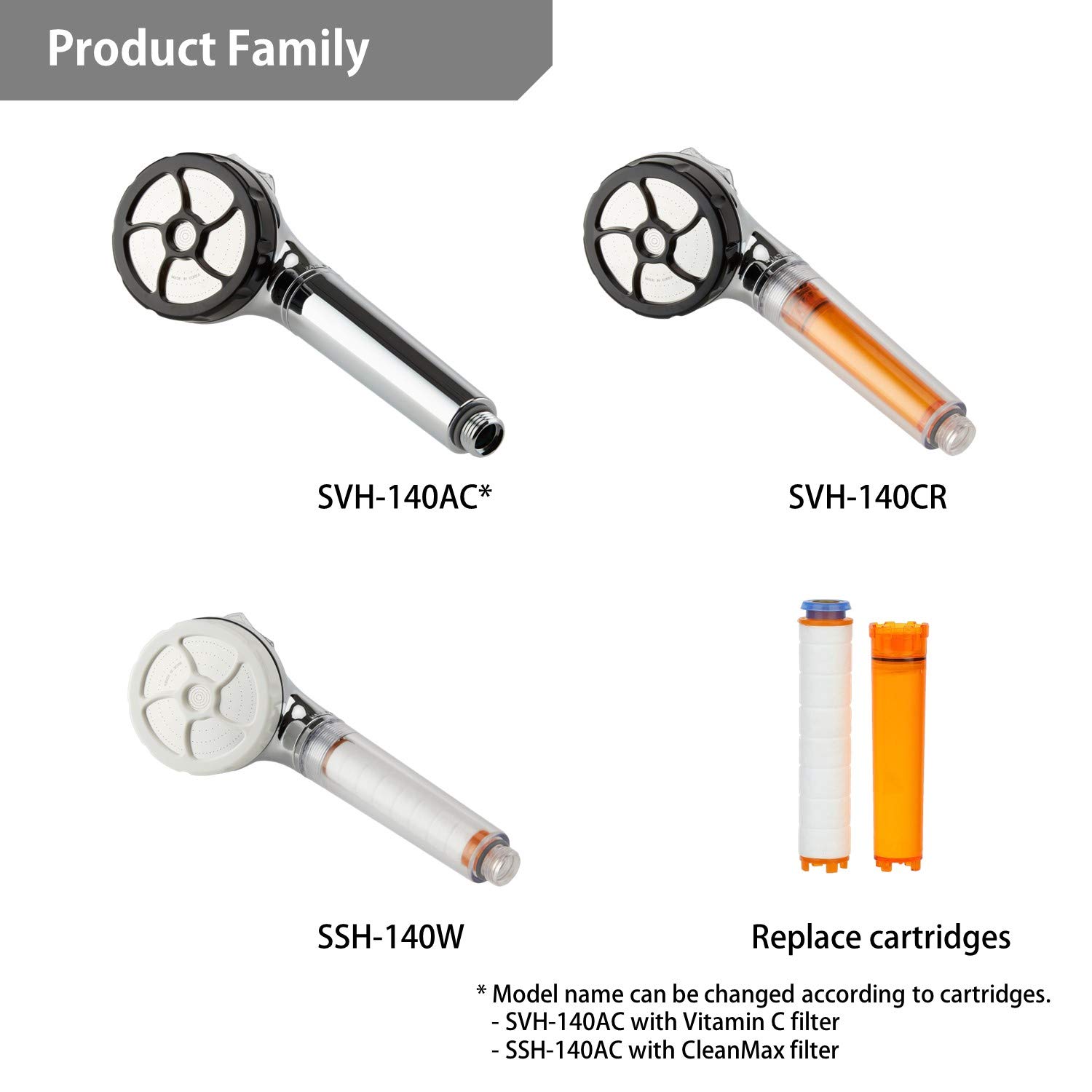 VÒI TẮM VITAMIN C SONAKI SVH-140CR