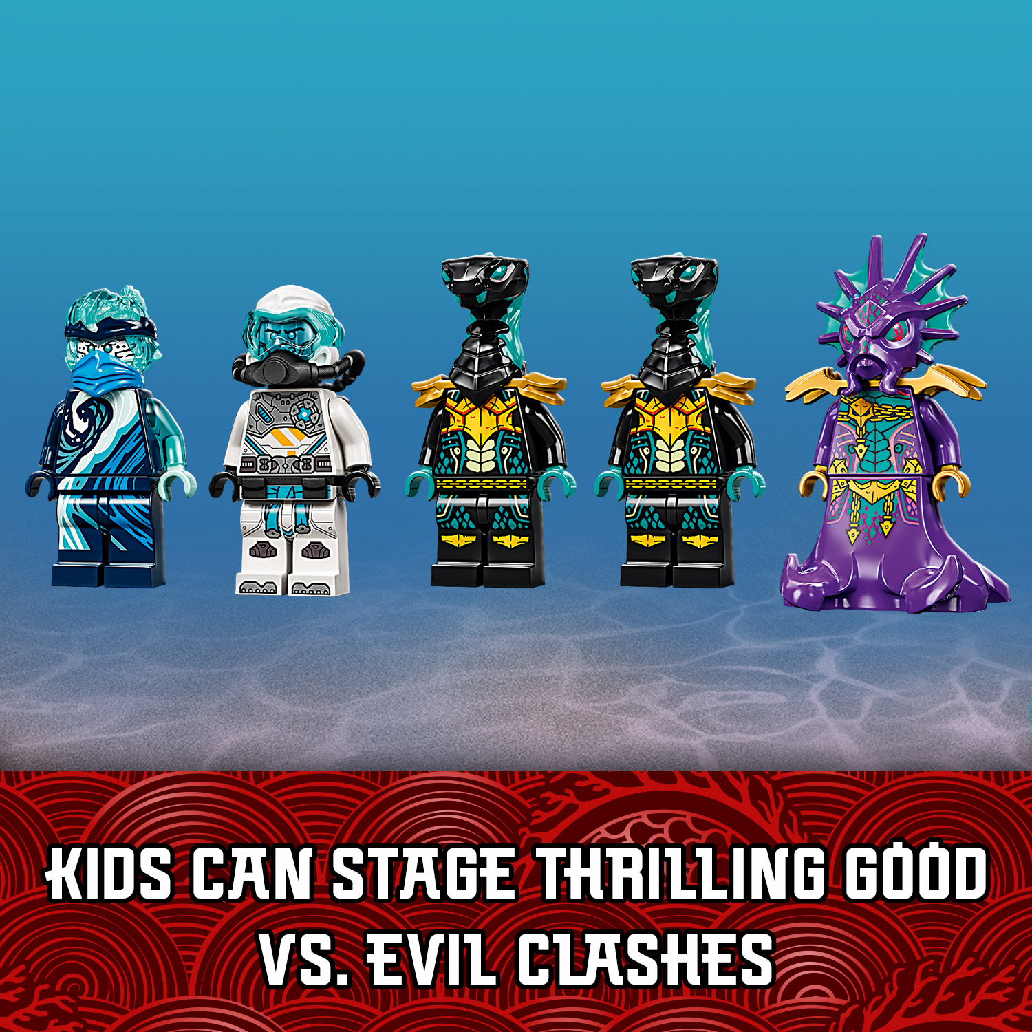 LEGO Ninjago 71754 Rồng biển quyền năng