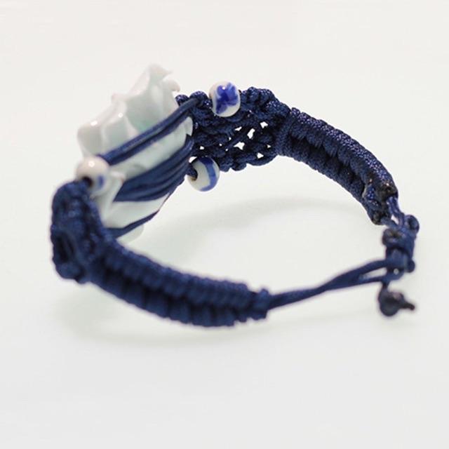 Vòng tay hoa Hồng gốm sứ