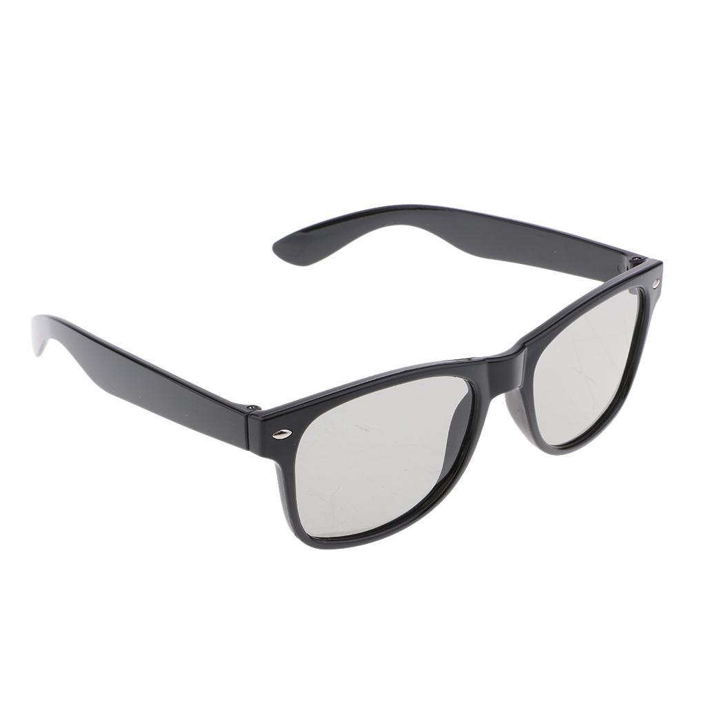 2xPassive 3D Glasses for Panasonic, Toshiba, & more Passive 3D TVs black