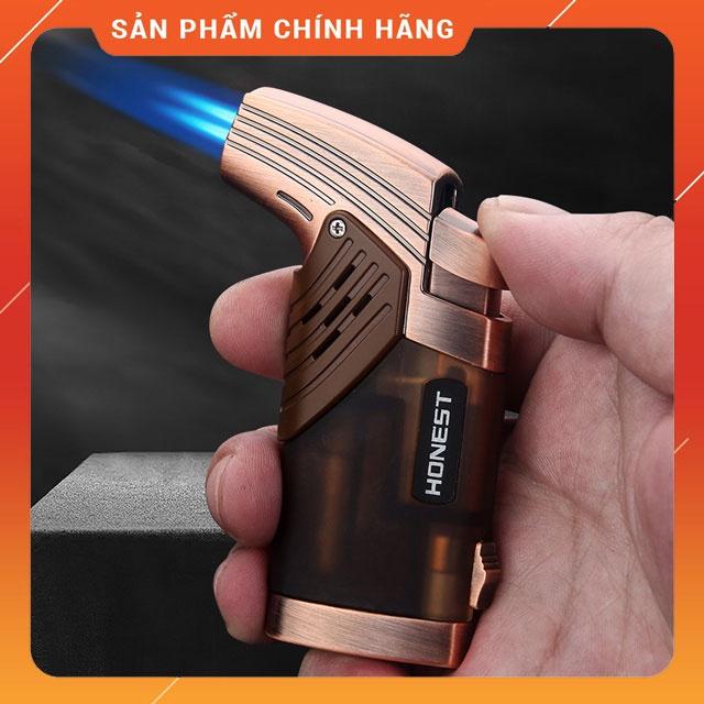 Dụng Cụ Mồi Bếp ̣̂-̛̉ Honest BCZ776-1 kh.....ò Mỏ Vịt 2 Tia Mạnh Mẽ, Có Đục Xì Ga Tiện Lợi - Nhiều Màu