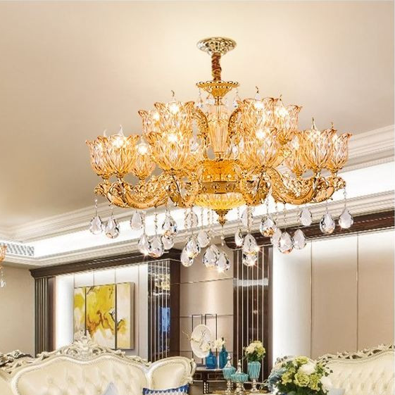 Đèn chùm KATI 15 tay tiết kiệm năng lượng phong cách hiện đại - kèm bóng LED chuyên dụng