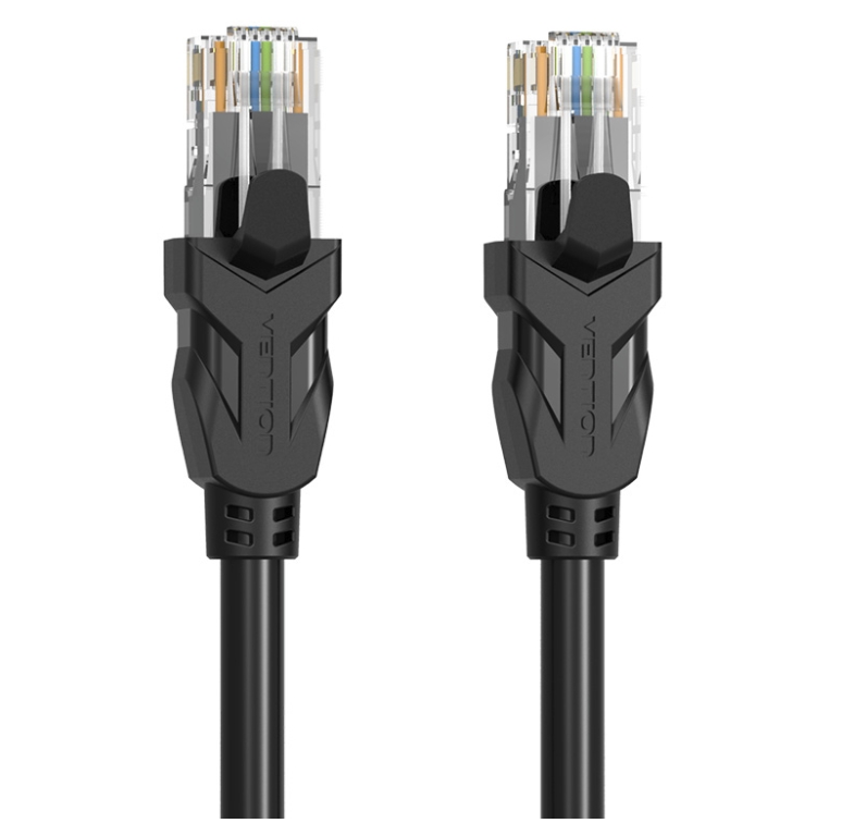 Cáp Patch Cord Cat6 Vention dài 5m IBBBJ chính hãng đầu bấm mạ vàng 24k đảm bảo tín hiệu