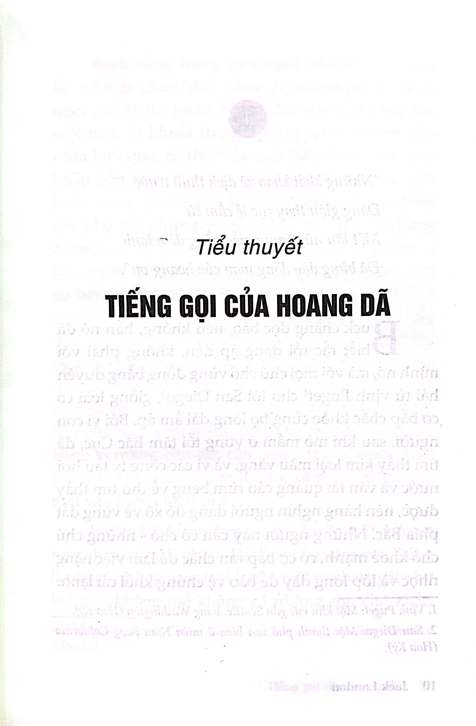 Tiếng Gọi Của Hoang Dã - Bìa Cứng