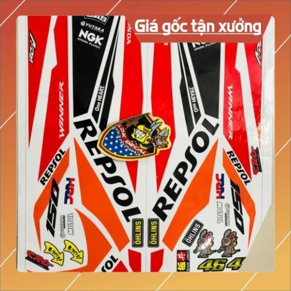 Tem rời winner Repsol dán xe trắng