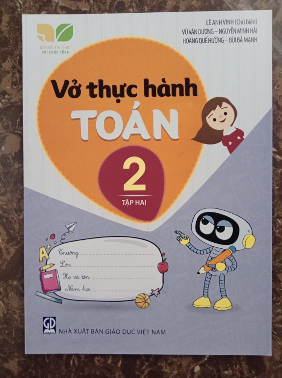 Sách - Vở thực hành Toán 2 tập 2 - Kết Nối Tri Thức Với Cuộc Sống