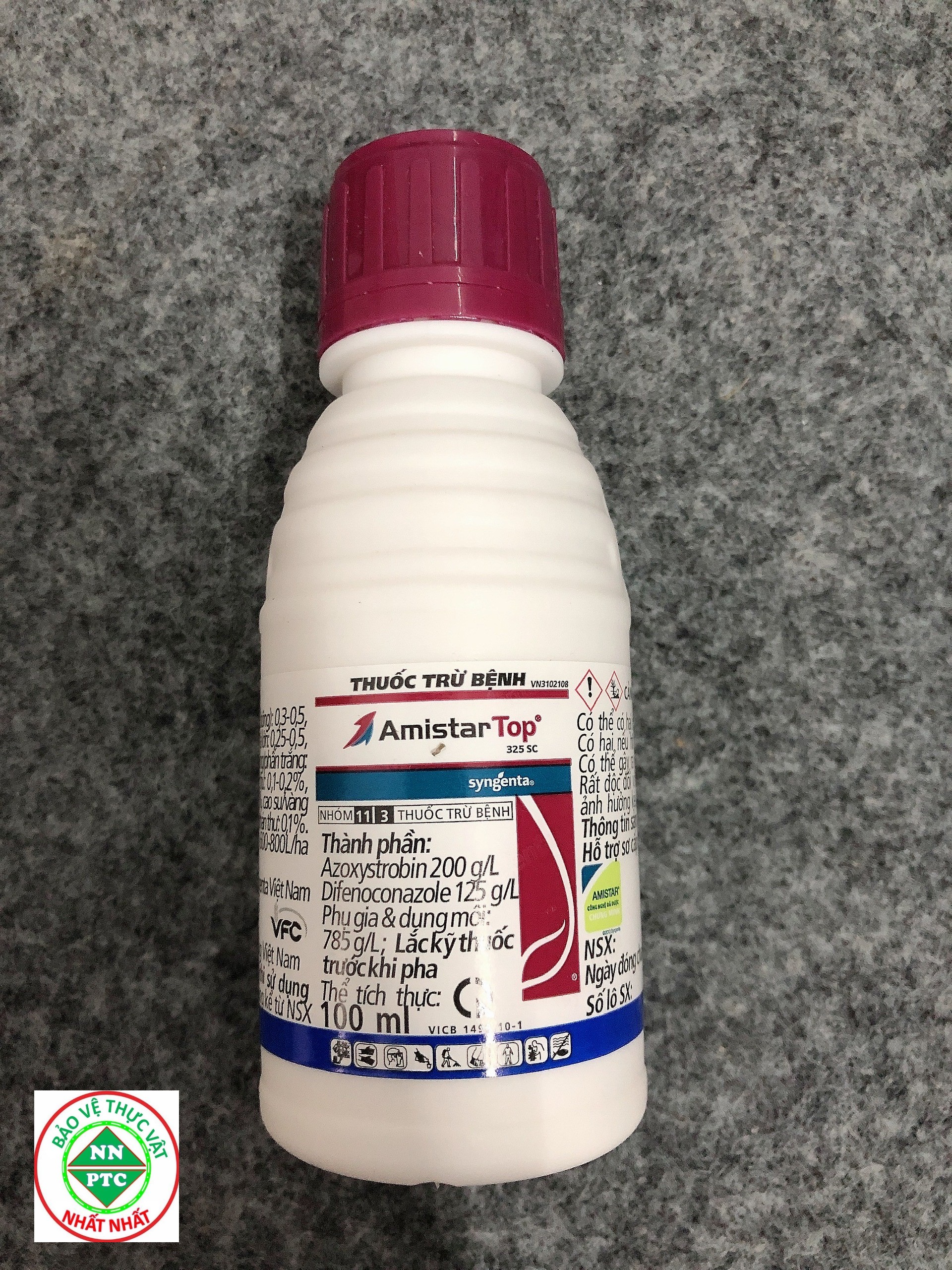 Thuốc trừ bệnh Amistar Top 325SC 100ml Diệt Sạch Thán Thư,Đốm Lá,Rỉ Sắt,Lem Lép Hạt,Đốm Vằn