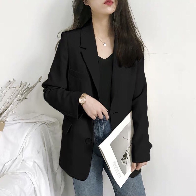 Áo vest nữ blazer hàn quốc  [HÀNG CAO CẤP] form chuẩn công sở dễ phối đồ