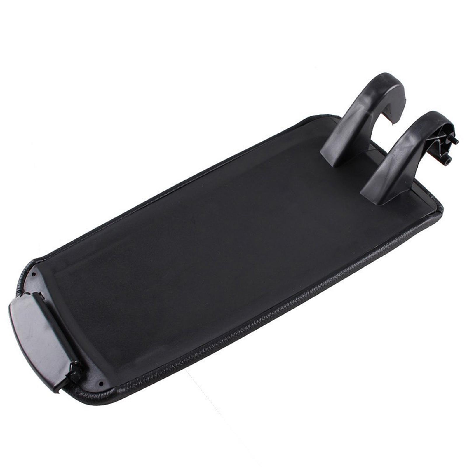 Armrest Center Console Lid Protector Cover for A4 B6 B7 2002-2008 Black