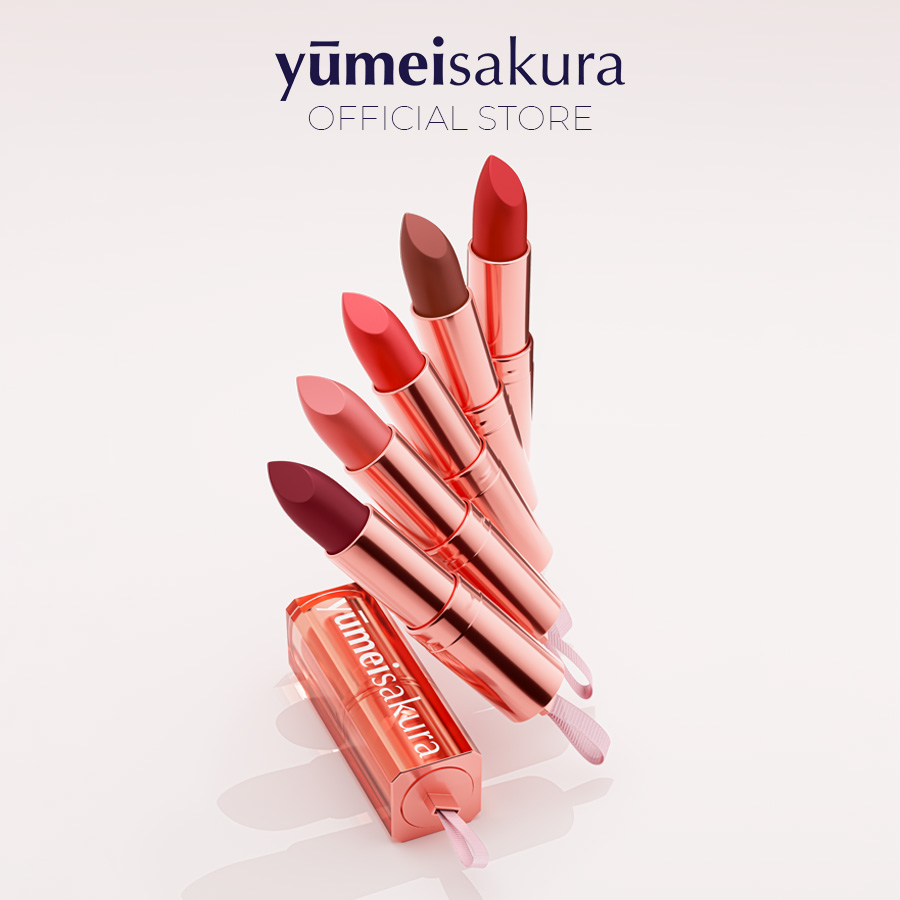 Son Thỏi Lì Mịn Chotto Matte Yumeisakura Cam Bí Ngô Pumpkin Orange Lipstick YMS03A 3.5g