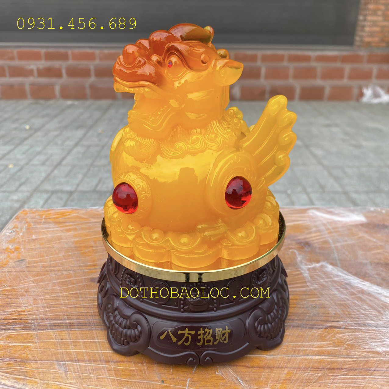 Tỳ Hưu Phong Thủy Chiêu Tài Hút Lộc cao 17cm – Hàng nhập khẩu