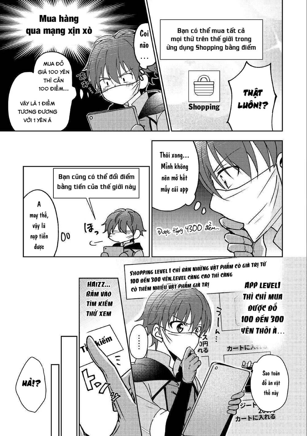 xuyên không cực mạnh cùng máy tính bảng siêu cheat chapter 2 11