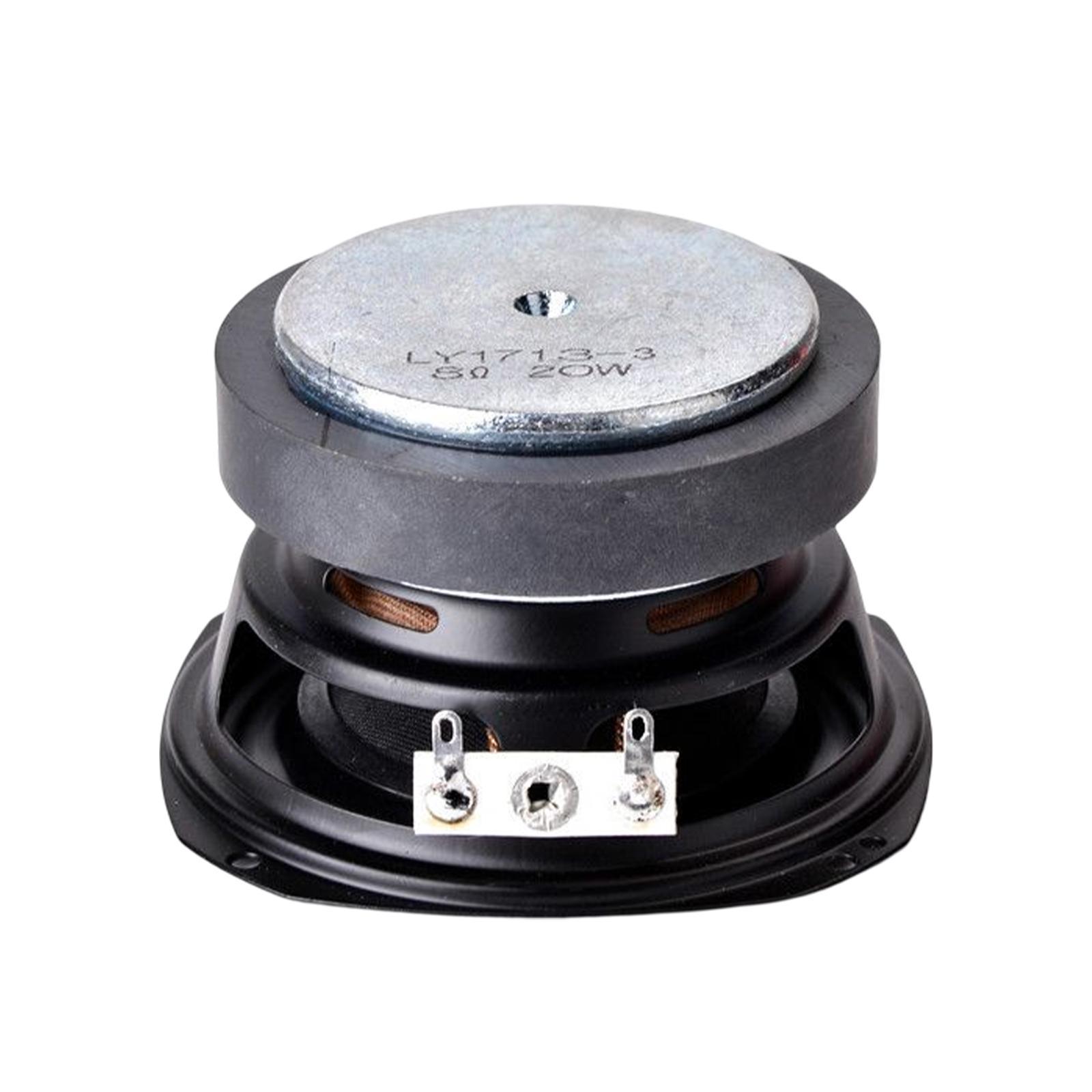 3 inch Woofer Subwoofer Speaker Low Noise Rubber Edge Stereo for Vehicle
