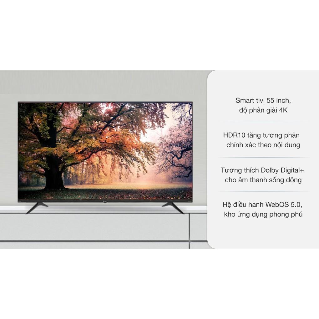 Smart Tivi Casper 4K 55inch UHD 55UW6000 - Hàng chính hãng