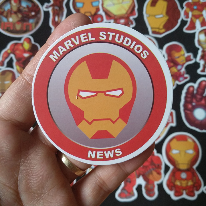 Bộ Sticker dán cao cấp chủ đề IRON MAN - NGƯỜI SẮT - Dùng dán Xe, dán mũ bảo hiểm, dán Laptop