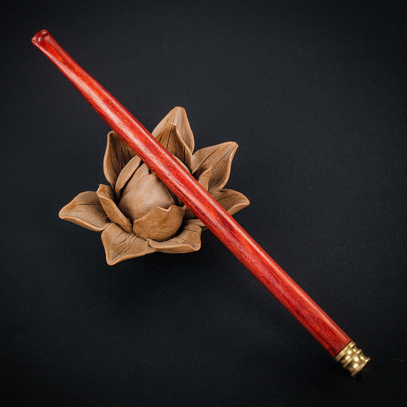 Tẩu thuốc nguyên khối gỗ hương cao cấp dài 20 cm ( giao màu ngẫu nhiên)