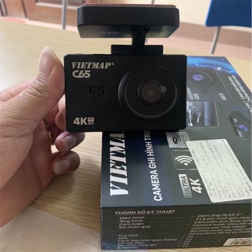 Camera Hành Trình Ô Tô Xe Hơi VIETMAP MODEL C65 - Ghi Hình Trước Sau, Cảnh Báo Bằng Giọng Nói