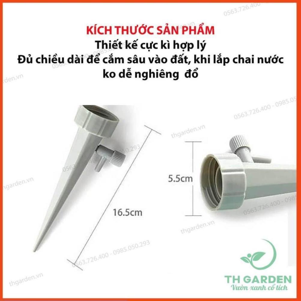 12 VÒI TƯỚI NƯỚC NHỎ GIỌT CHẢY CHẬM TỰ ĐỘNG - Lắp vừa nhiều mẫu chai 208801-1 TL