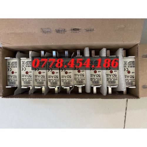 Cầu chì công nghiệp Siba NH000 50A 120kA 500V