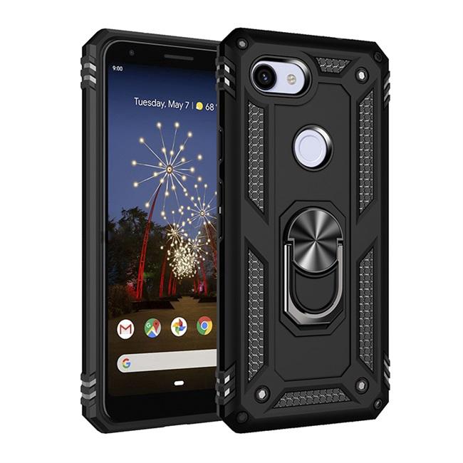 Ốp lưng giáp cứng có nhẫn chống cho điện thoại Google Pixel 3A XL