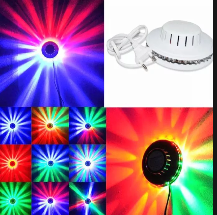 Đèn trang trí đèn LED hình đĩa bay nhiều màu vũ trường siêu đẹp