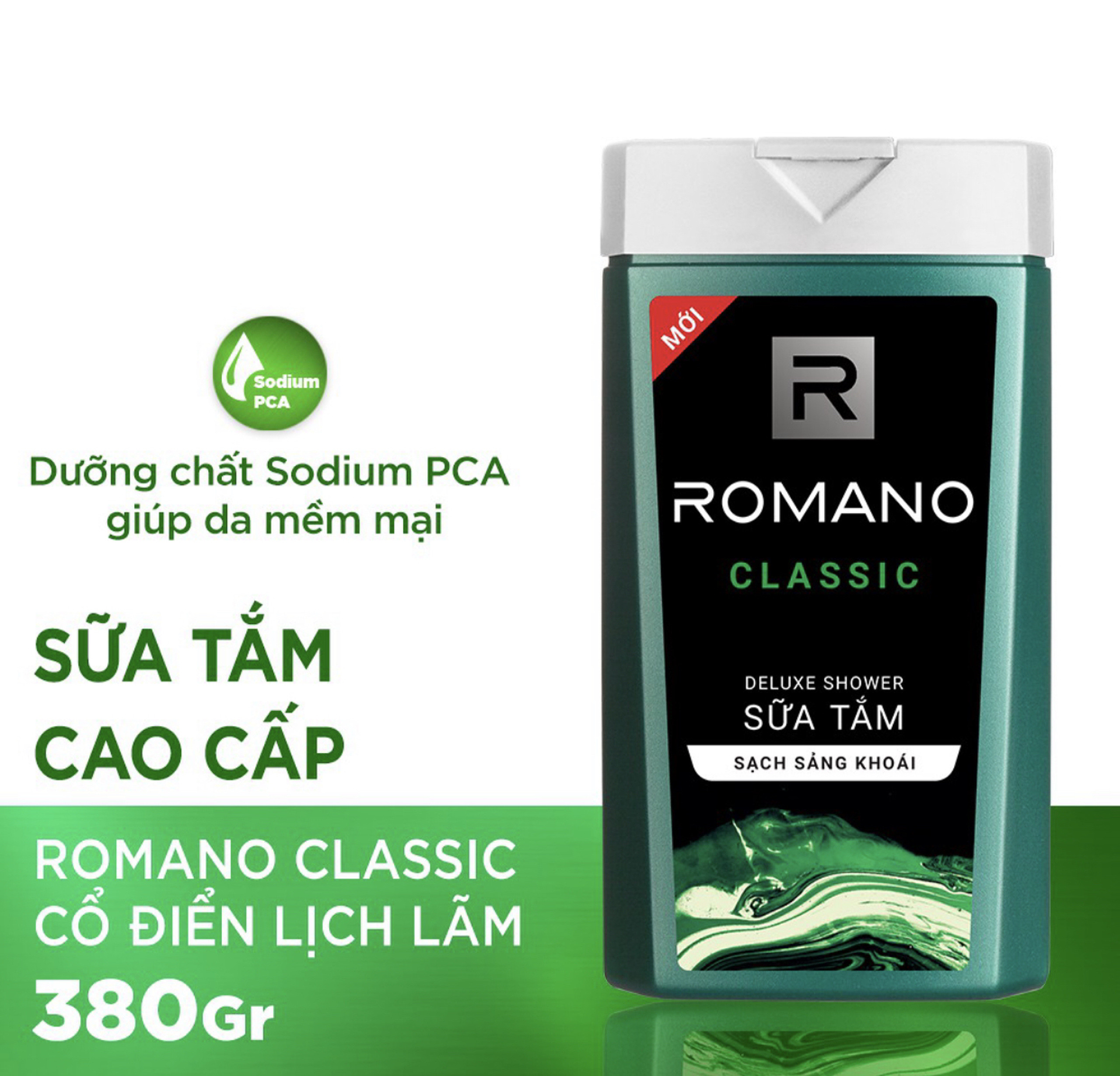 Sữa Tắm Hương Nước Hoa Romano Classic cổ điển lịch lãm  380gr