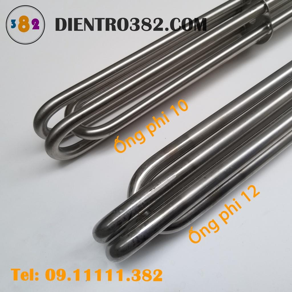 Thanh nhiệt ren phi 59 công suất 15kw cho nồi hơi, đun dầu và đun nước sôi chất liệu inox 304