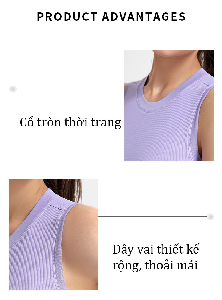 Áo thể dục thể thao, tập gym, yoga nhanh khô thoáng khí mã DS33