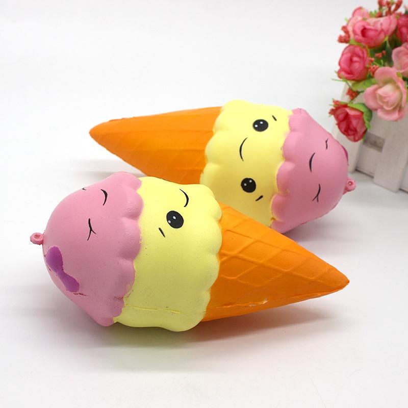 Squishy Lớn JUMBO Hình KEM ỐC QUẾ Đồ Chơi Xốp Giảm Stress Hình mềm mịn dễ Thương đàn hồi Cho Bé