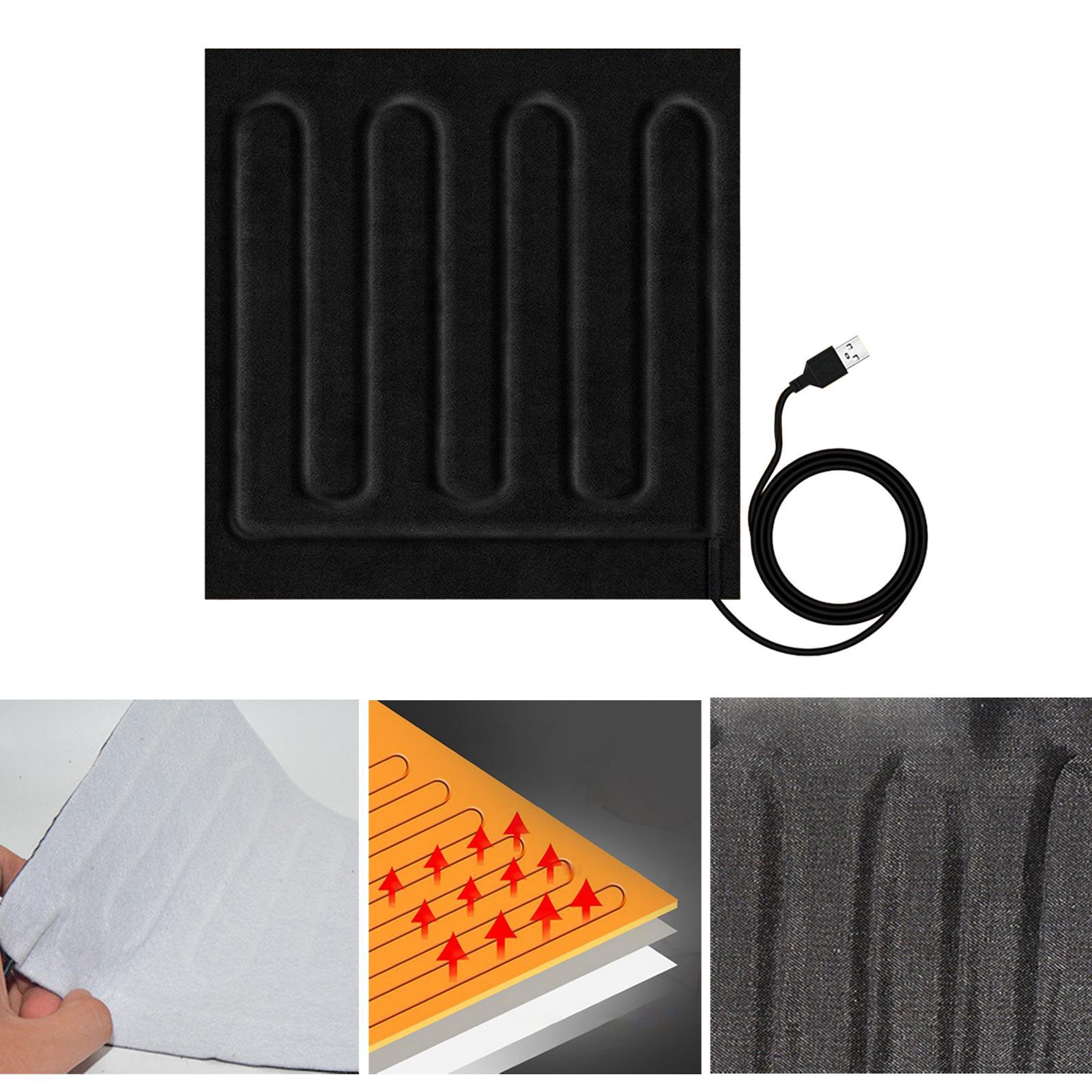 Heated Mat Electric Warm Mat USB Heating Pad Electric Heater for Sofa