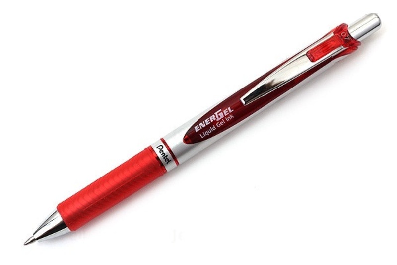 Bút gel Pentel EnerGel RTX BL77 - 0.7mm - Màu đỏ (Red)