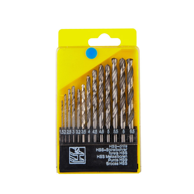 Bộ mũi khoan đa năng mini 13 mũi ABG khoan sắt, đá, gỗ, chất liệu thép hợp kim từ 1,5mm tới 6,5mm