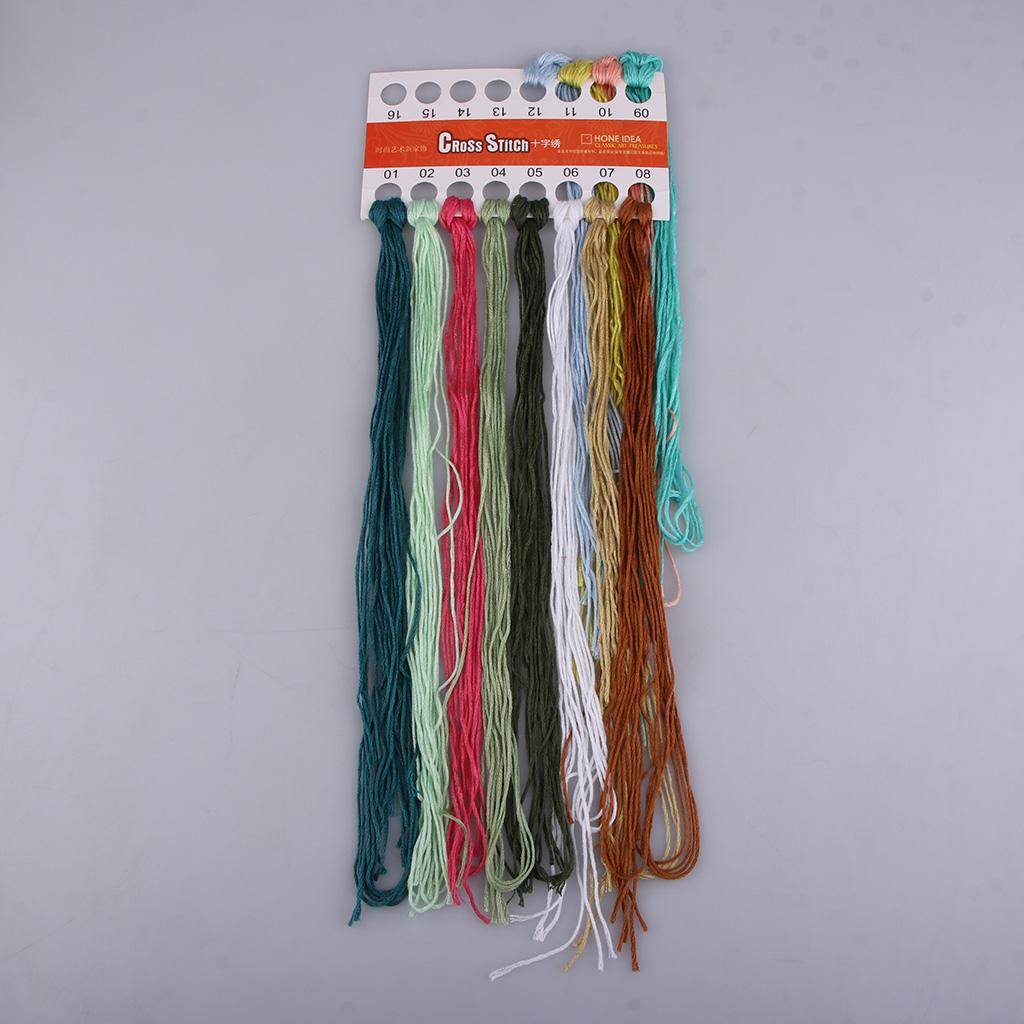 Stamped Cross Stitch Kits with Embroidery Hoop Cactus DIY Craft Accessories