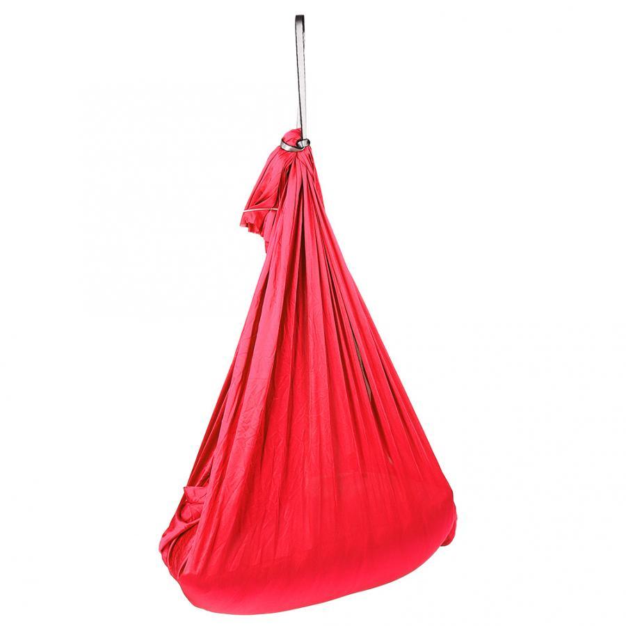 1/1.5M Di Động Võng Cắm Trại Ngoài Trời Sinh Tồn Thun Võng Vườn Xoay Treo Ngủ Ghế Cho Trẻ Em Kid