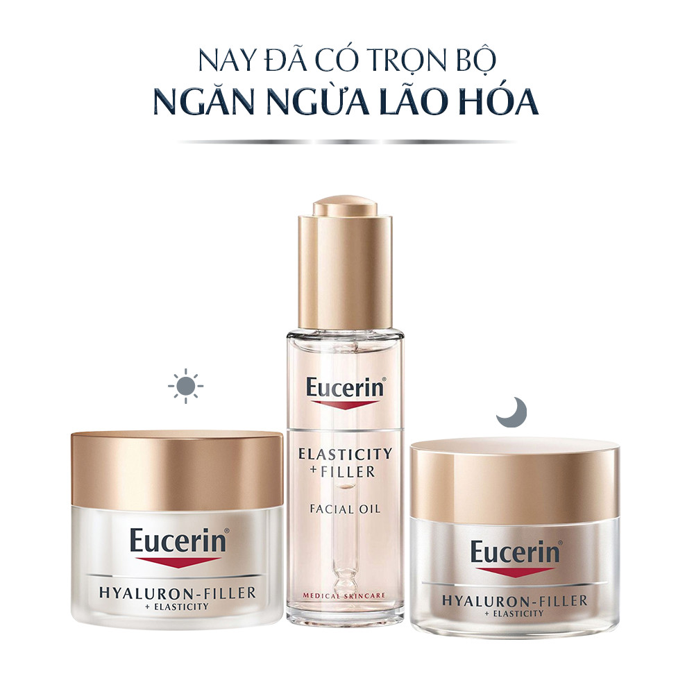 Kem Dưỡng Ban Ngày Eucerin Hyaluron-Filler Elasticity Day SPF15 Ngăn Ngừa Lão Hóa 50ml