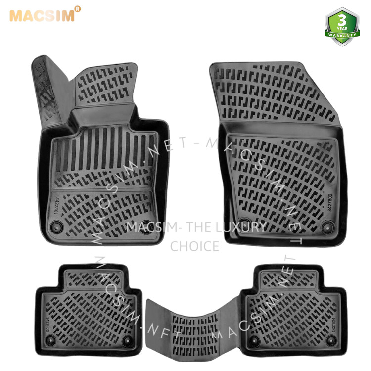 Thảm lót sàn ô tô nhựa TPU Silicon Volvo S60 2019+ Nhãn hiệu Macsim