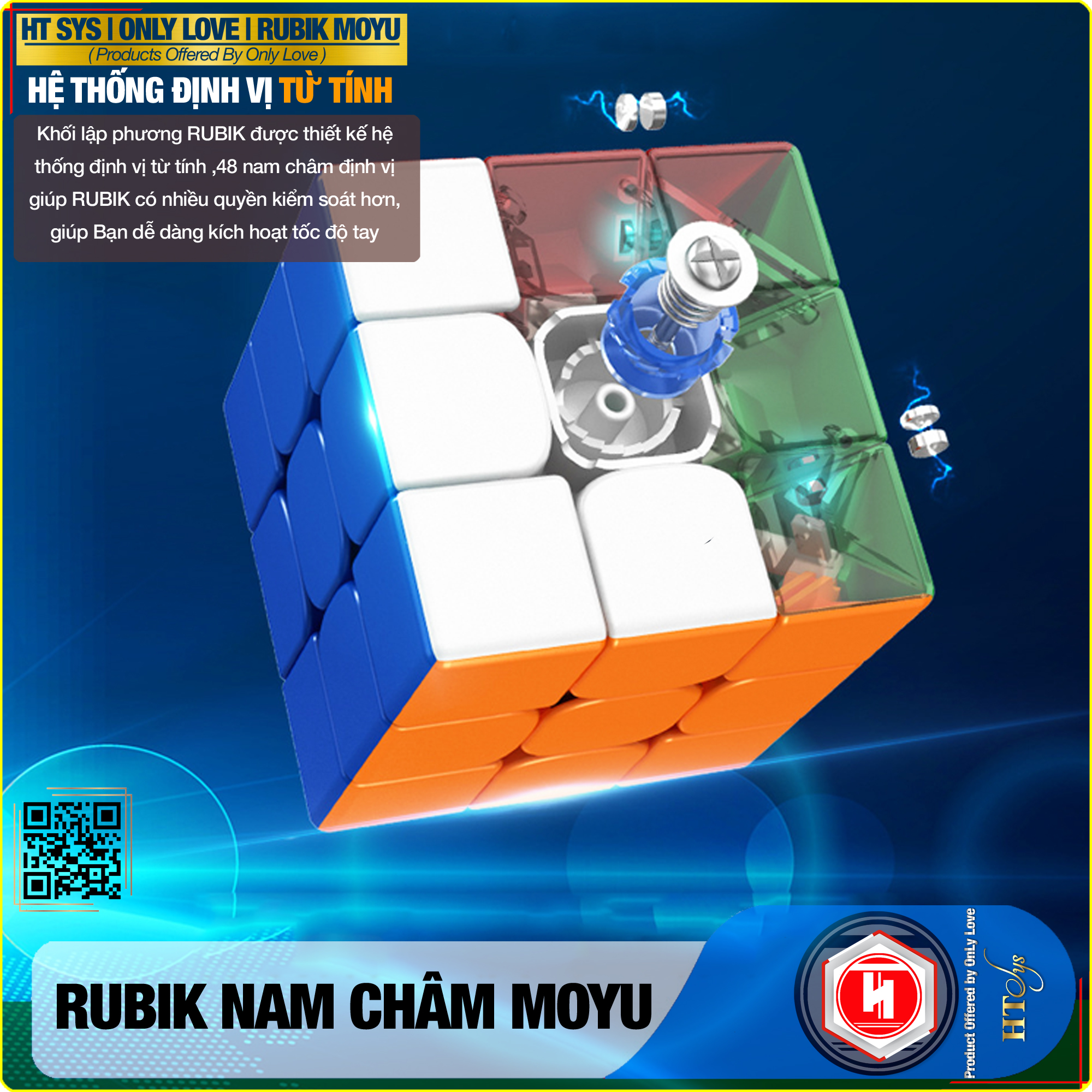 Rubik Moyu RS2M/RS3M/RS4M-Nam Châm Từ Tính Stickerless 2020 - Đồ Chơi Trí Tuệ Rubik Nam Châm Phát Triển Kỹ Năng