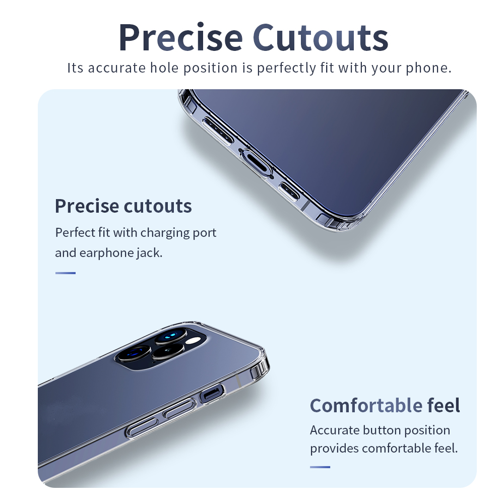 Ốp lưng chống sốc trong suốt cho iPhone 13 6.1 inch hiệu Rock Space Protective Case siêu mỏng 1.5mm độ trong tuyệt đối, chống trầy xước, chống ố vàng, tản nhiệt tốt - hàng nhập khẩu