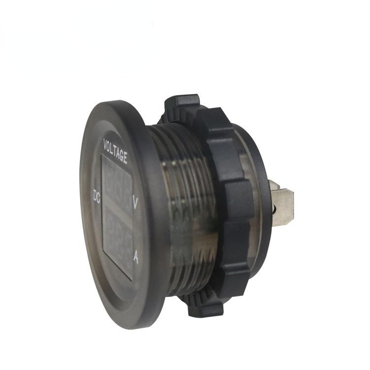 Bộ Kiểm Tra Dòng Điện Có Đèn Led Kỹ Thuật Số 12V-24V Chống Nước Cho Xe Máy/Xe Tải/Tàu Thuyền