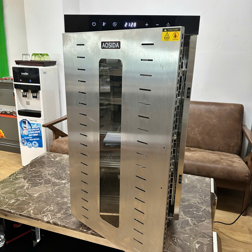 Máy sấy thực phẩm công nghiệp thương hiệu cao cấp AOSIDA SS-24H 24 khay - Dung tích 215L - Hàng Chính Hãng