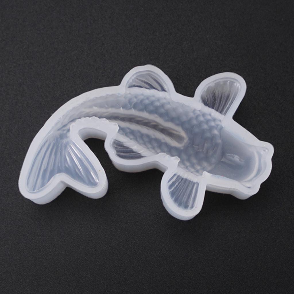 5x Koi Fish Silicone Jewelry Resin Making Epoxy Mold Casting Mould Crafts Tools DIY