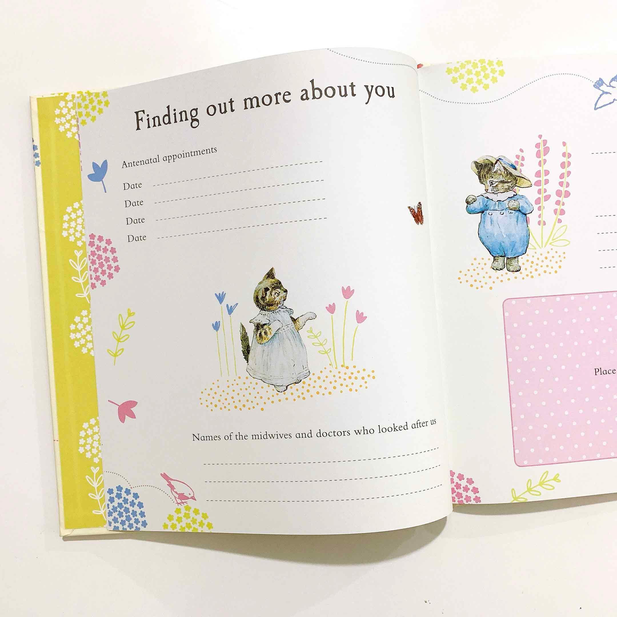 Peter Rabbit Baby Record Book