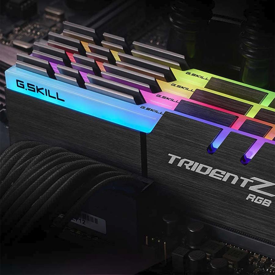 RAM PC G.Skill 8GB (8GBx1) LED RGB Tản Nhiệt DDR4 F4-3000C16S-8GTZR - Hàng Chính Hãng