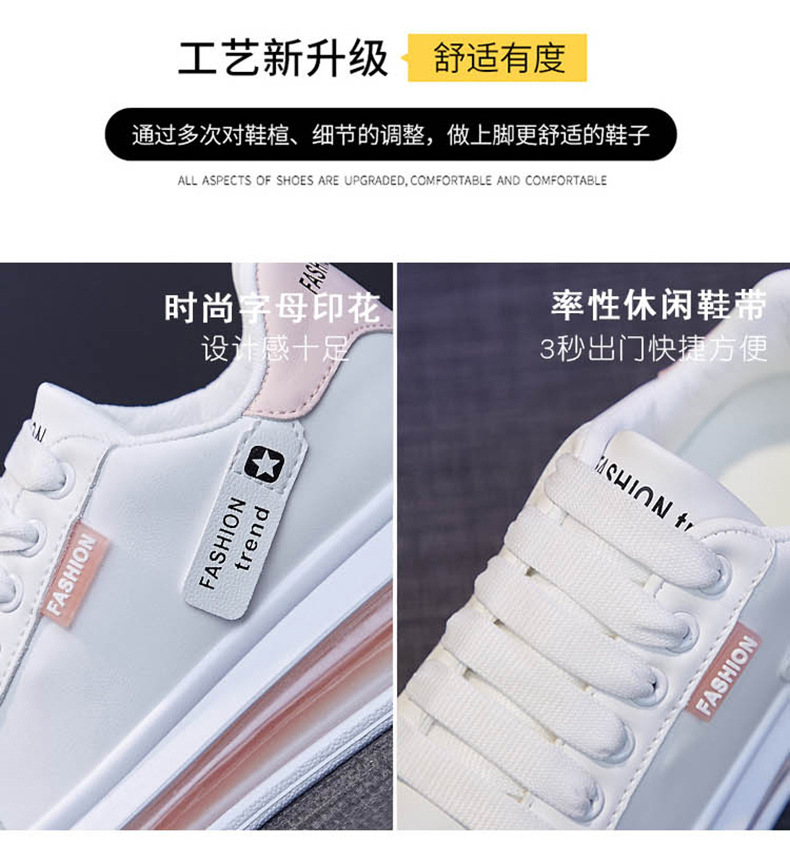 Giày sneaker nữ style Hàn Quốc hottrend 2022 đế bánh mì basic cao 4cm mới phong cách đẹp cá tính