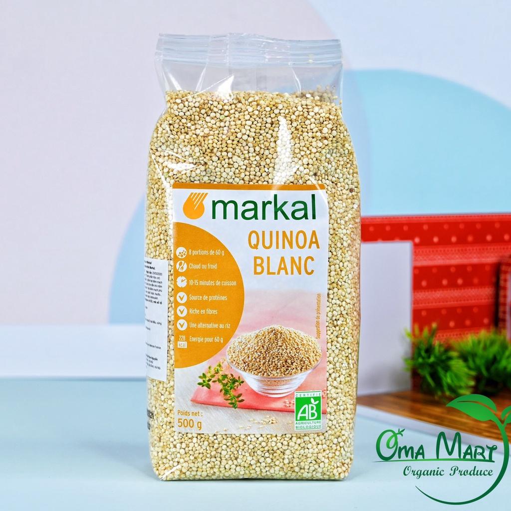 Hạt diêm mạch quinoa trắng hữu cơ Markal 500g