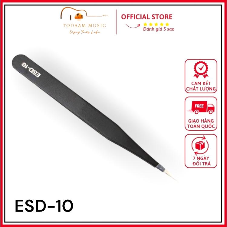 Nhíp đa năng ESD-10 hàng nhập khẩu , nhíp gắp linh kiện điện tử, guitar electric, nhíp gắp lông mi, nhíp gắp đá