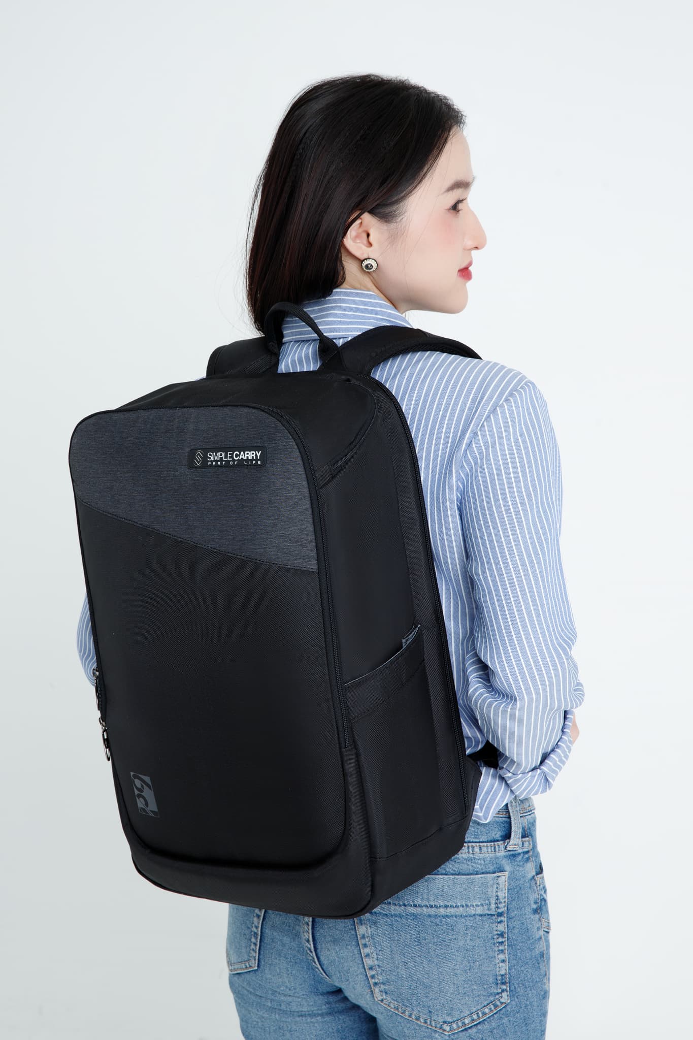 Balo Laptop 15.6 inch SimpleCarry NEW P9 - Hàng Chính Hãng