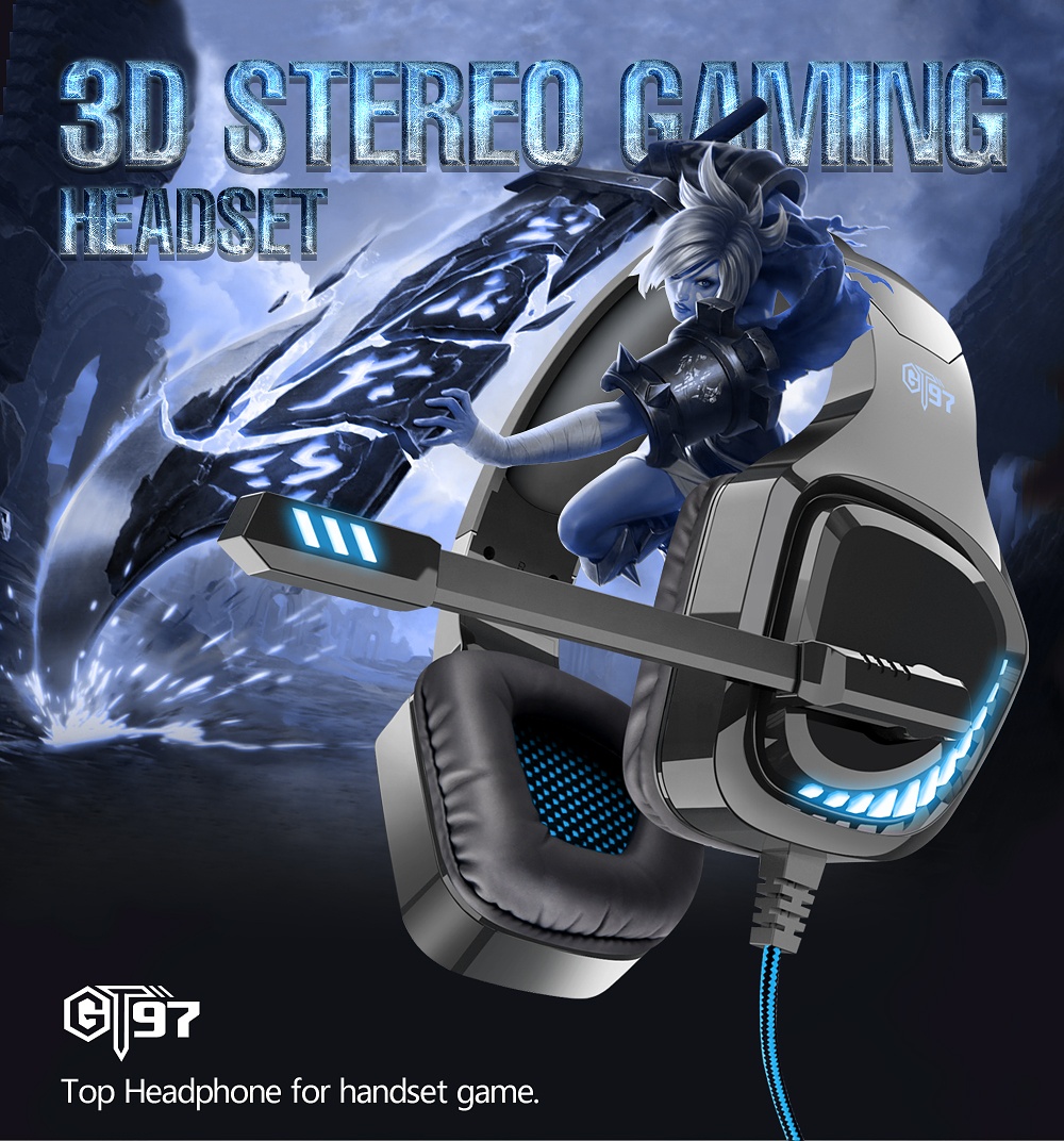 Tai nghe Gaming Ovleng GT-97 (Extra Bass) - Hàng Chính Hãng