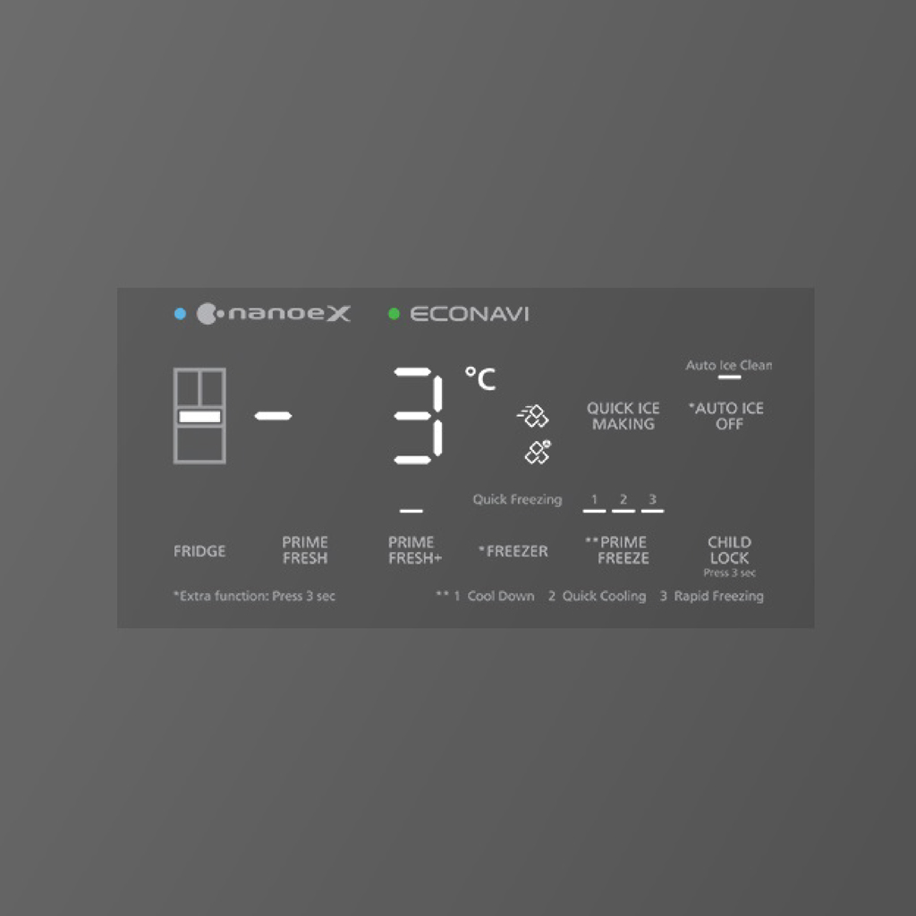 Tủ lạnh Panasonic Inverter 540 lít NR-YW590YMMV - Hàng chính hãng